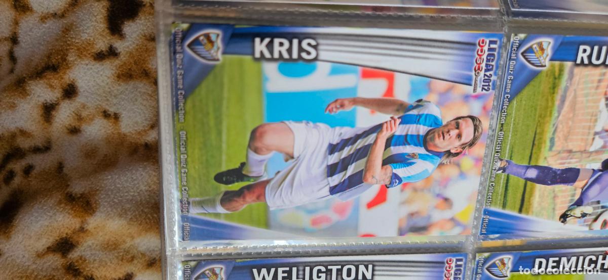 Cromos de f&uacute;tbol: 278: kris - M&aacute;laga CF - quiz game 2011 2012 sport mundicromo trading card