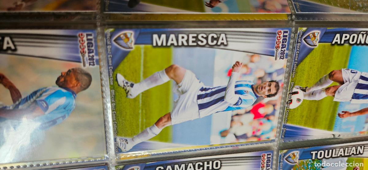 Cromos de f&uacute;tbol: 284: Enzo Maresca - M&aacute;laga CF - quiz game 2011 2012 sport mundicromo trading card
