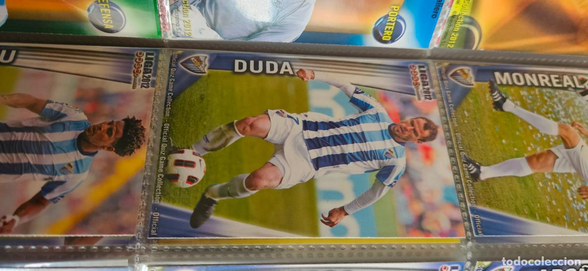 Cromos de f&uacute;tbol: 283: Duda - M&aacute;laga CF - quiz game 2011 2012 sport mundicromo trading card