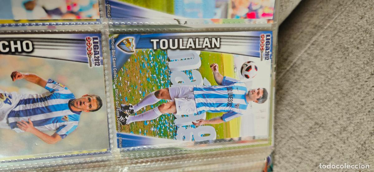 Cromos de f&uacute;tbol: 282: J&eacute;r&eacute;my Toulalan - M&aacute;laga CF - quiz game 2011 2012 sport mundicromo trading card