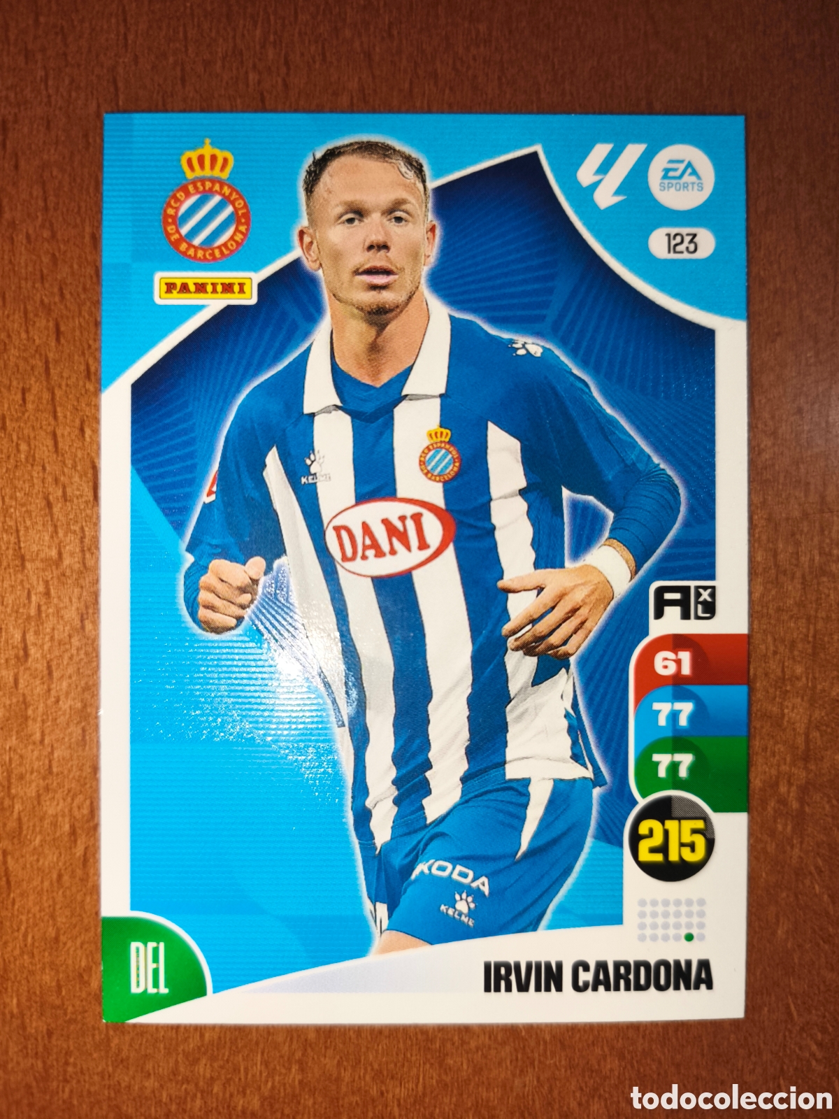 Figurine di Calcio: Irvin Cardona n&deg;123 Adrenalyn XL 24/25 Espanyol