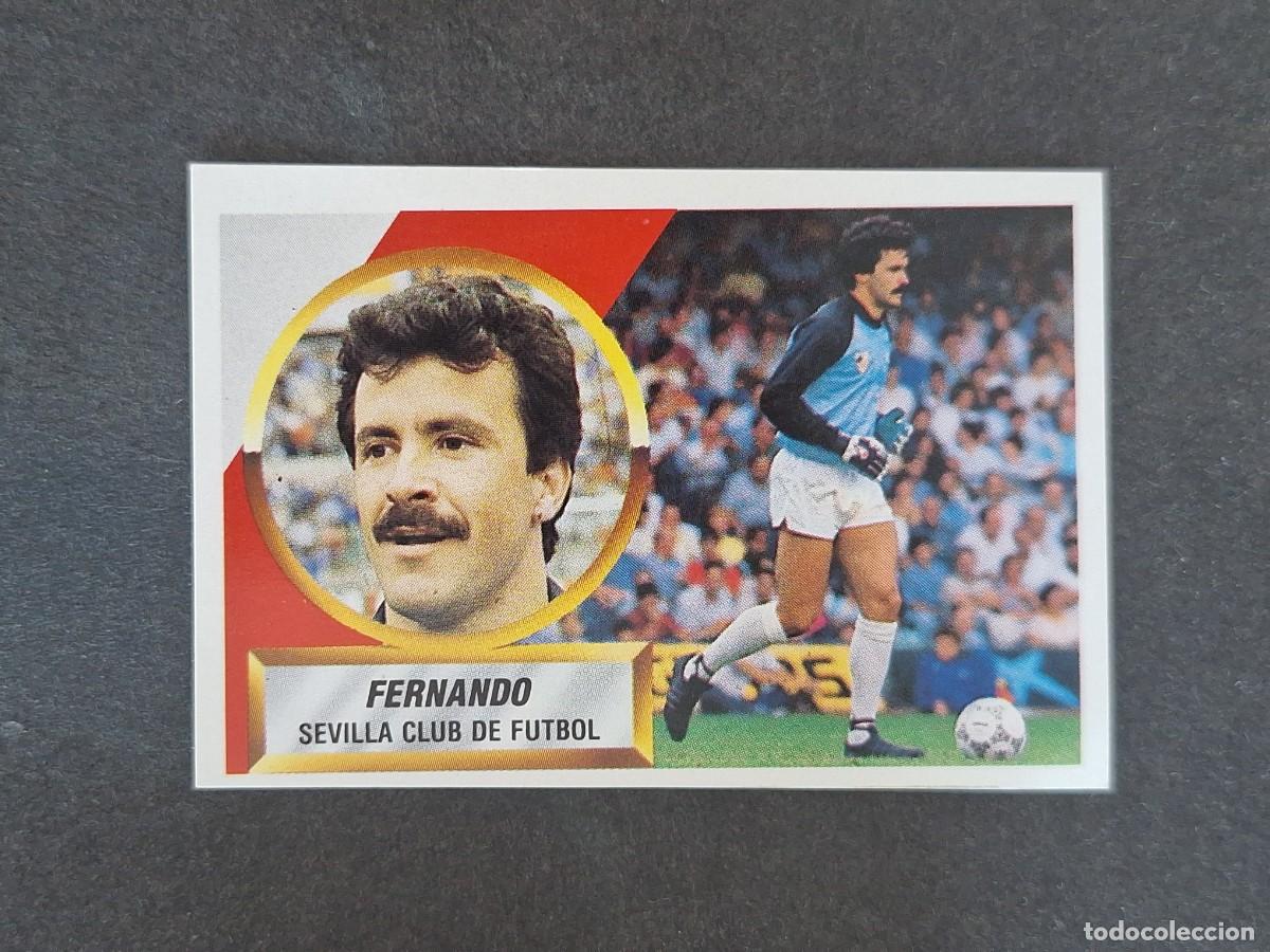 Figurine di Calcio: L5 FERNANDO SEVILLA C. F. LIGA ESTE 1988 1989 88 89 NUNCA PEGADO SIN PEGAR