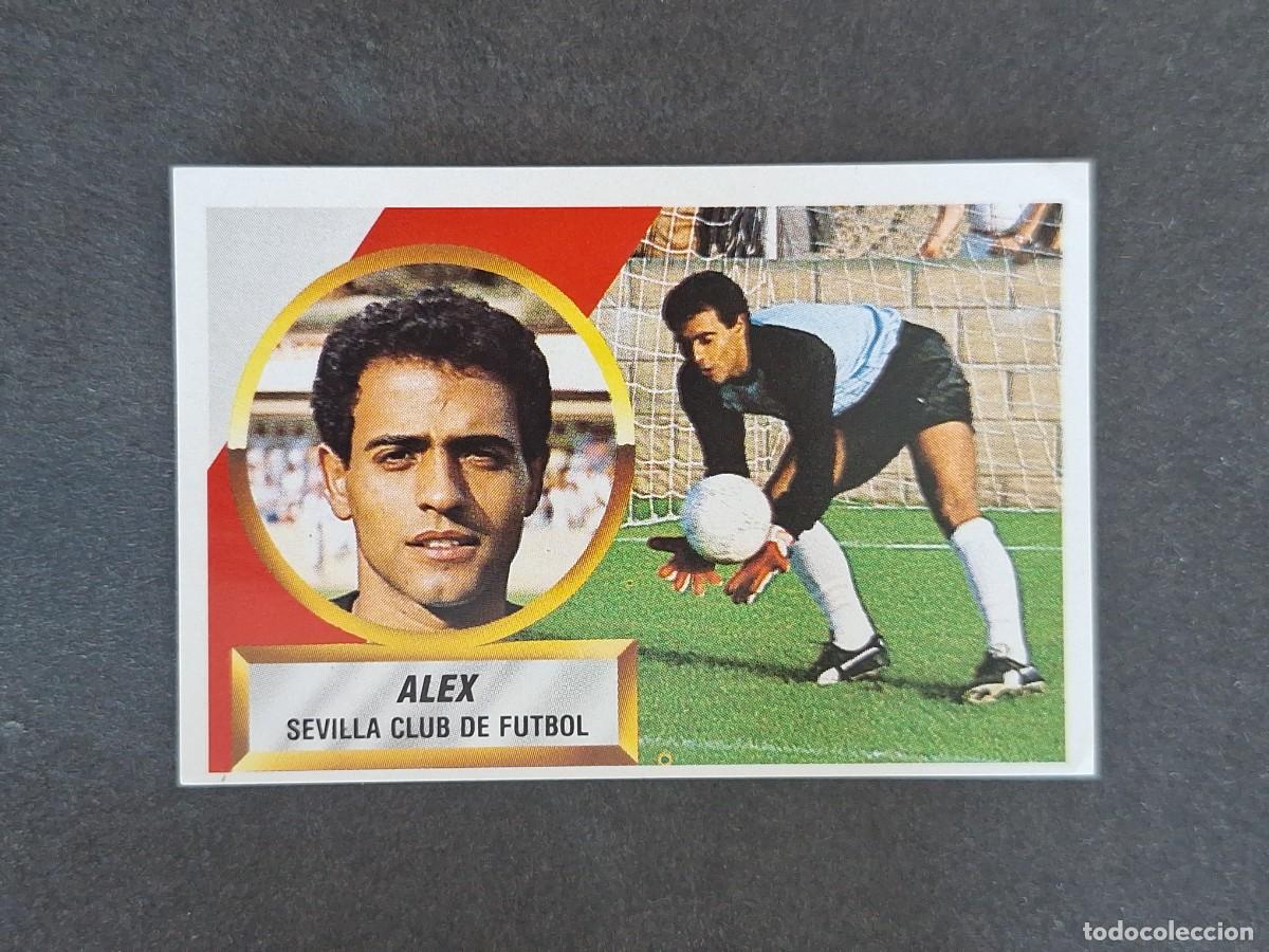 Figurine di Calcio: L5 ALEX SEVILLA C. F. LIGA ESTE 1988 1989 88 89 NUNCA PEGADO SIN PEGAR