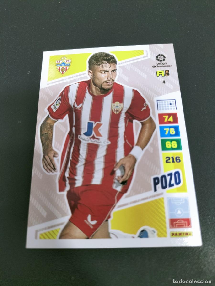 Cromos de f&uacute;tbol: 1 CROMO FICHA PANINI ADRENALYN 2022-2023 22-23 U.D ALMERIA 4 POZO
