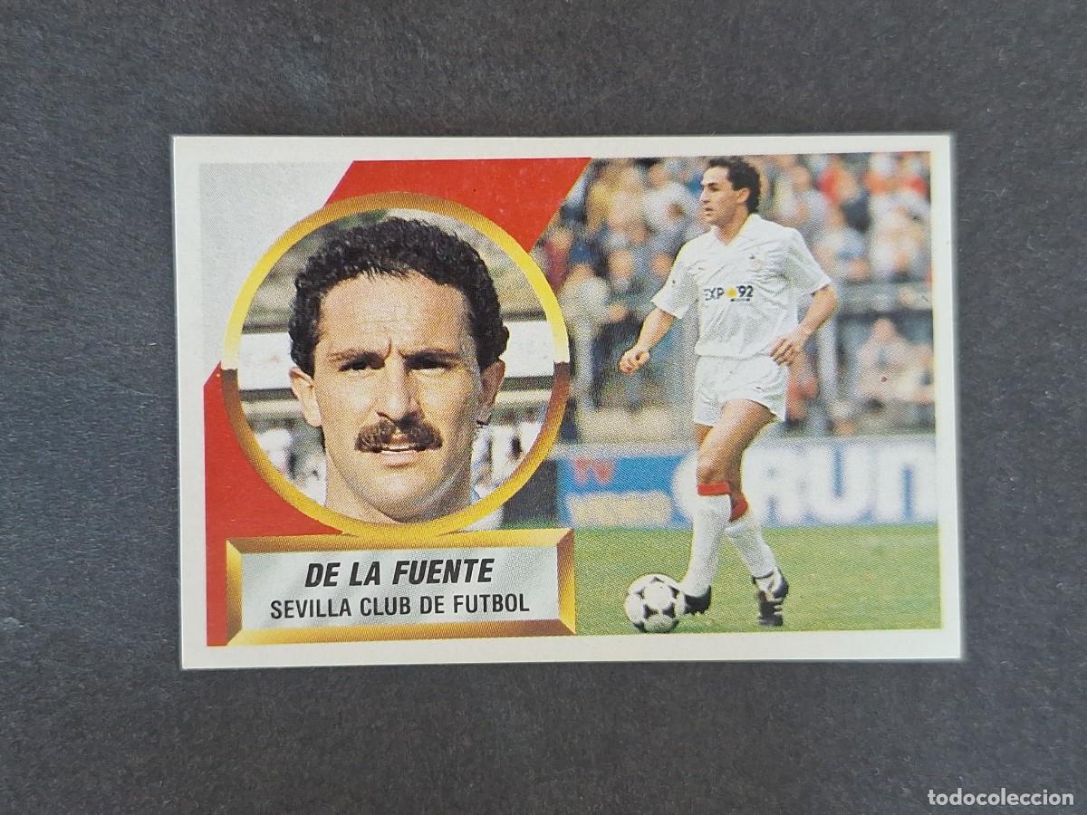 Cromos de f&uacute;tbol: L5 DE LA FUENTE SEVILLA C. F. LIGA ESTE 1988 1989 88 89 NUNCA PEGADO SIN PEGAR