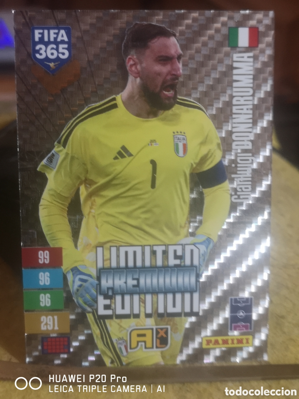 Cromos de f&uacute;tbol: ADRENALYN FIFA 365 2027 LIMITED EDITION PREMIUM DONNARUMMA - ITALIA