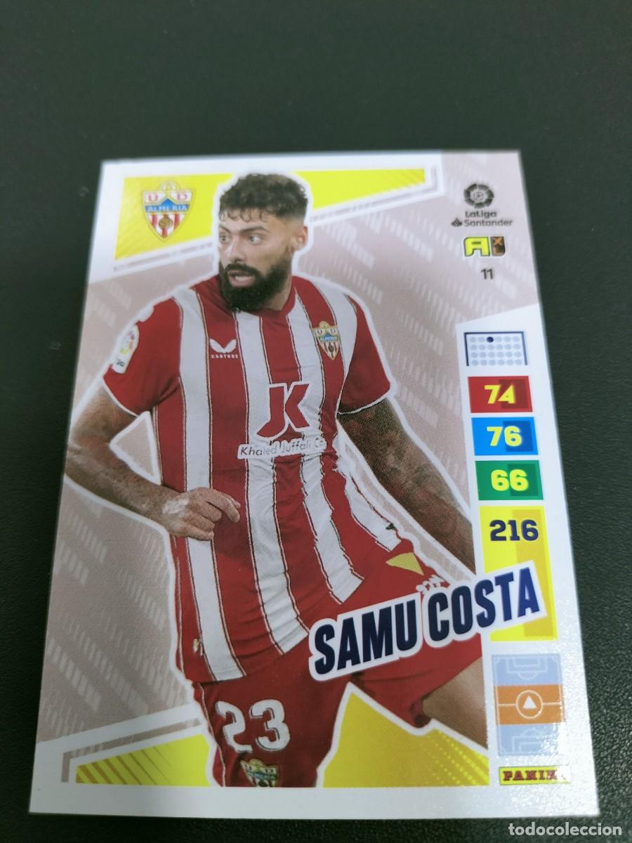 Cromos de f&uacute;tbol: 1 CROMO FICHA PANINI ADRENALYN 2022-2023 22-23 U.D ALMERIA 11 SAMU COSTA