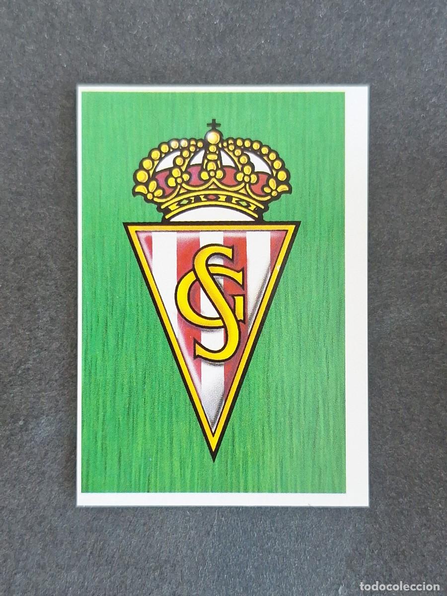 Fu&szlig;ball-Sticker: L5 ESCUDO SPORTING DE GIJON LIGA ESTE 1988 1989 88 89 NUNCA PEGADO SIN PEGAR
