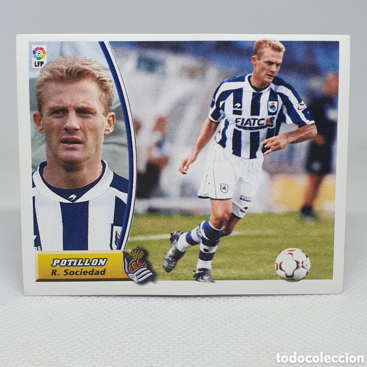 Fu&szlig;ball-Sticker: ⚽️ CROMO DE FUTBOL COLOCA POTILLON REAL SOCIEDAD LIGA 2003-2004 ESTAMPAS EDICIONES ESTE LIGA 03-04