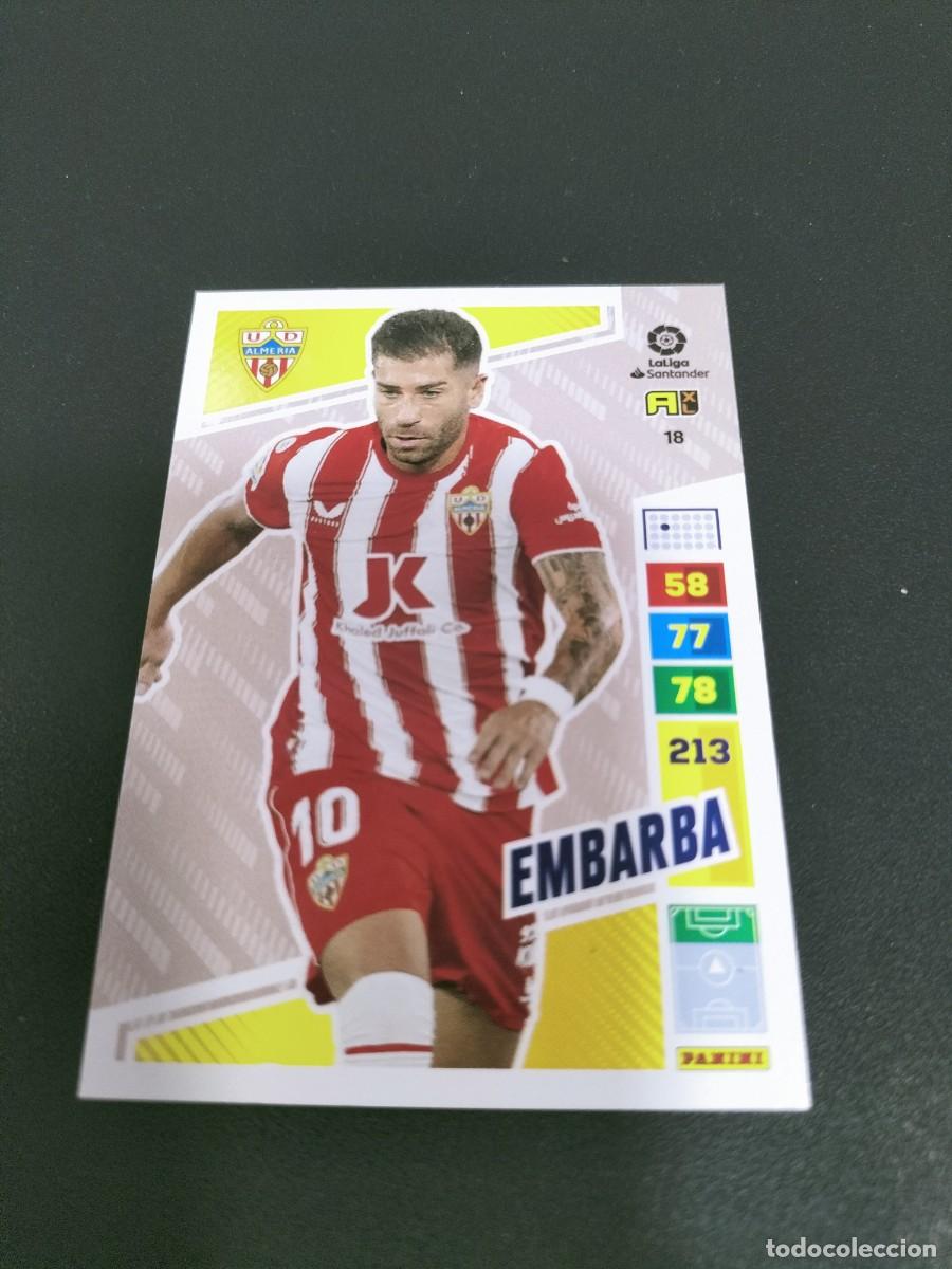 Fu&szlig;ball-Sticker: 1 CROMO FICHA PANINI ADRENALYN 2022-2023 22-23 U.D ALMERIA 18 EMBARBA