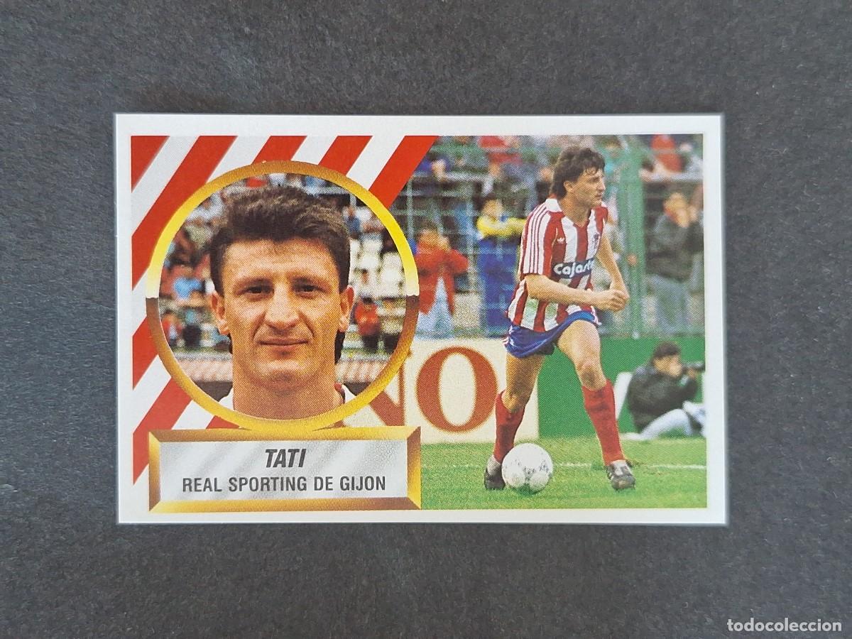 Fu&szlig;ball-Sticker: L5 TATI SPORTING DE GIJON LIGA ESTE 1988 1989 88 89 NUNCA PEGADO SIN PEGAR