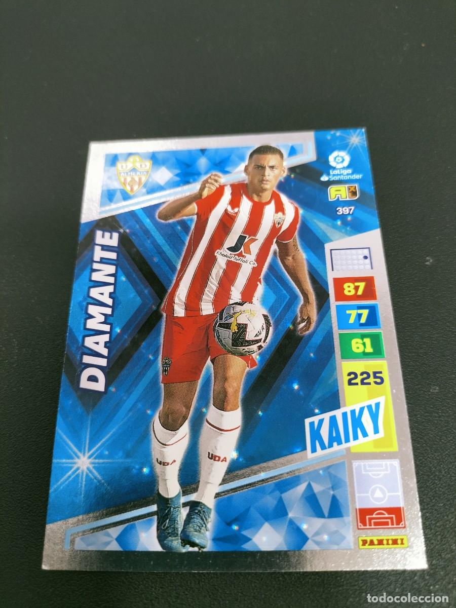 Fu&szlig;ball-Sticker: 1 CROMO FICHA PANINI ADRENALYN 2022-2023 22-23 U.D ALMERIA 397 KAIKI ( DIAMANTE
