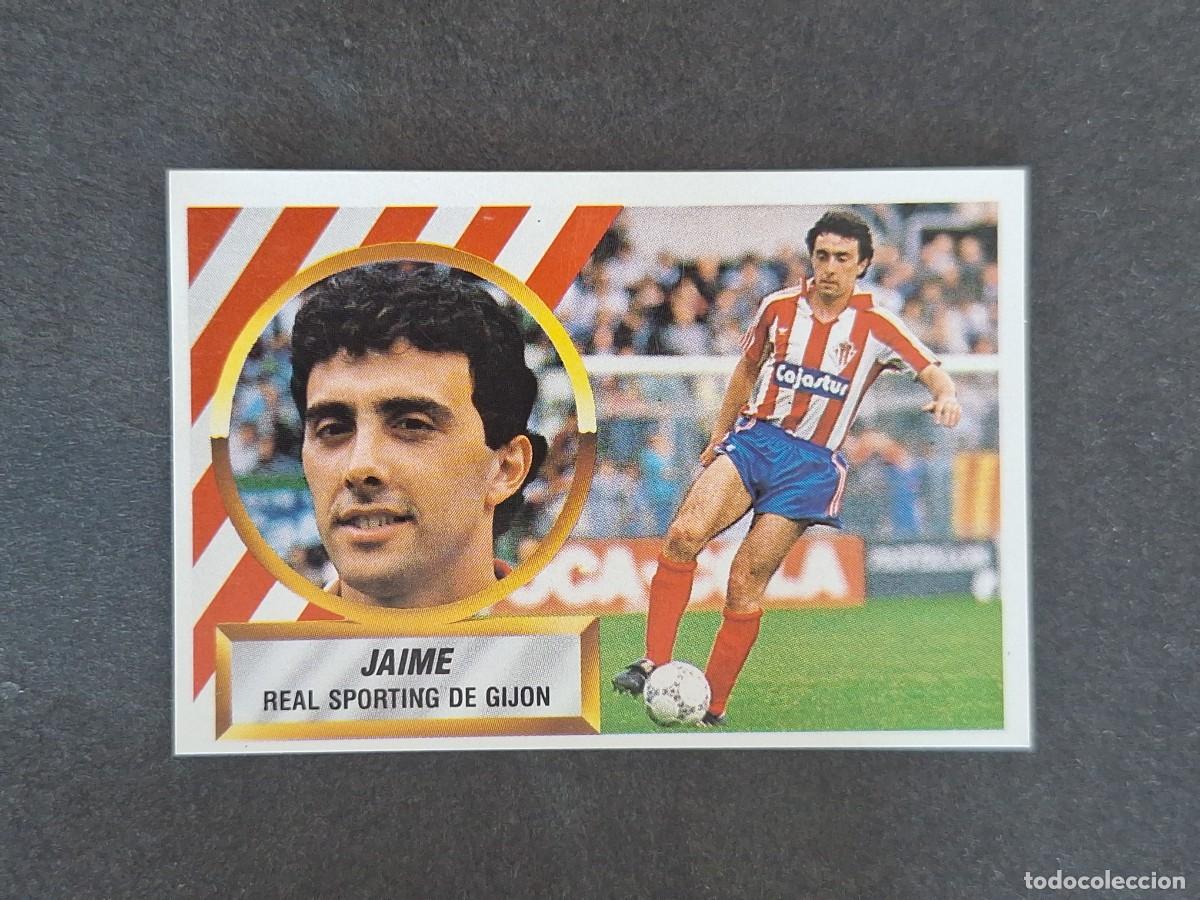 Fu&szlig;ball-Sticker: L5 JAIME SPORTING DE GIJON LIGA ESTE 1988 1989 88 89 NUNCA PEGADO SIN PEGAR