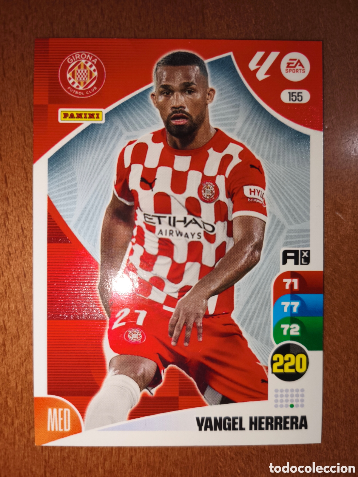 Fu&szlig;ball-Sticker: Yangel Herrera n&deg;155 Adrenalyn XL 24/25 Girona