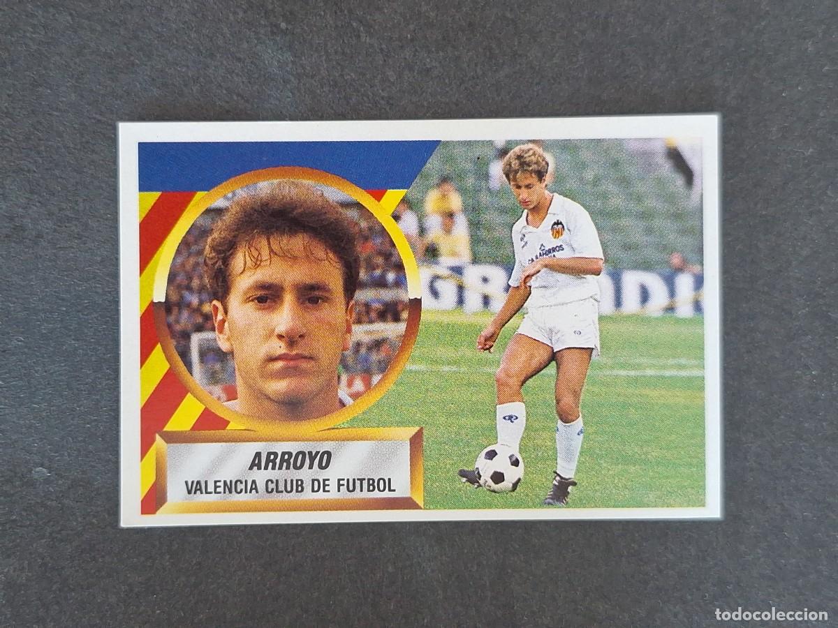 Fu&szlig;ball-Sticker: L5 ARROYO VALENCIA C. F. LIGA ESTE 1988 1989 88 89 NUNCA PEGADO SIN PEGAR