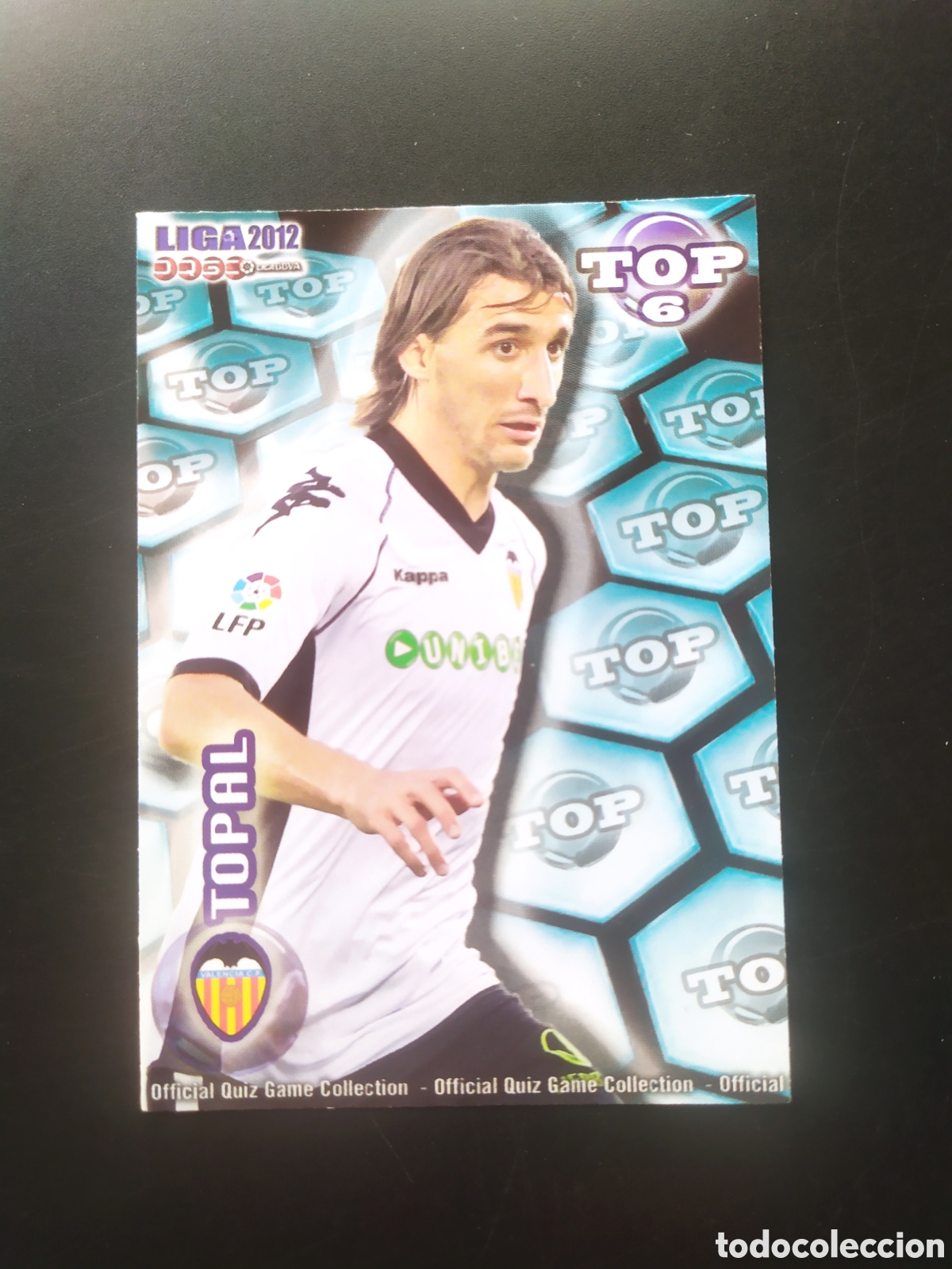Fu&szlig;ball-Sticker: Mundicromo fichas Liga 2011 2012 11 12 Topal top mate n&deg; 588 Valencia