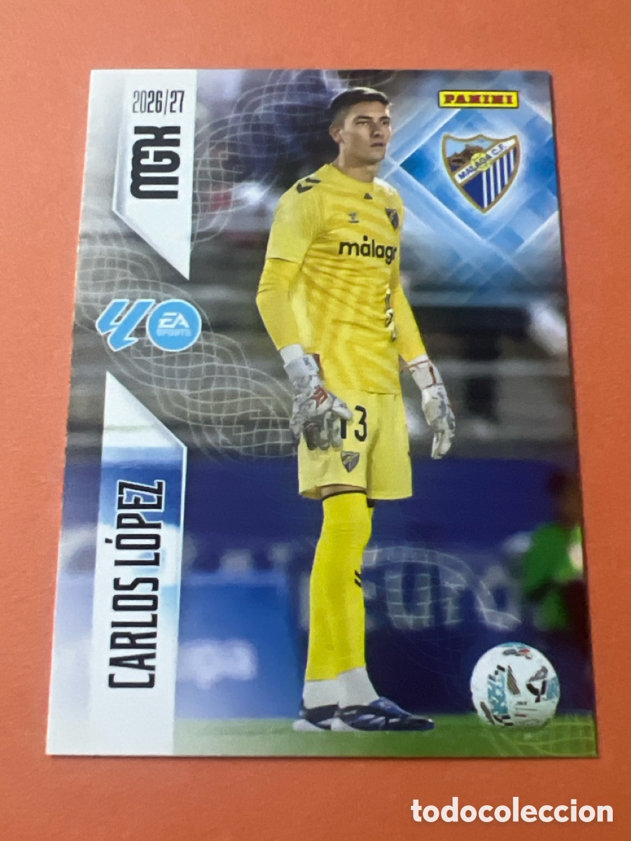 Fu&szlig;ball-Sticker: C118. 237 Carlos L&oacute;pez, M&aacute;laga CF, Panini Megacracks MGK 2026 2027 26 27