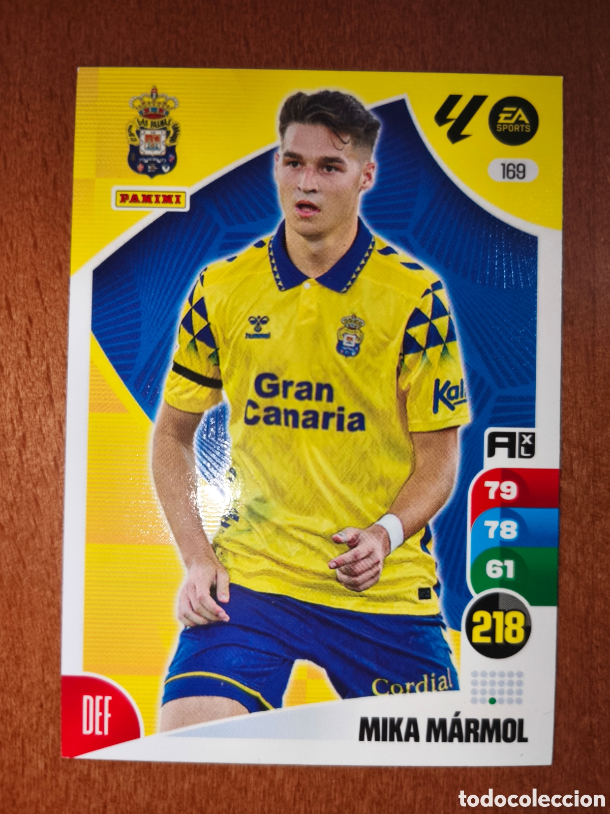 Cromos de f&uacute;tbol: Mika M&aacute;rmol n&deg;169 Adrenalyn XL 24/25 Las Palmas