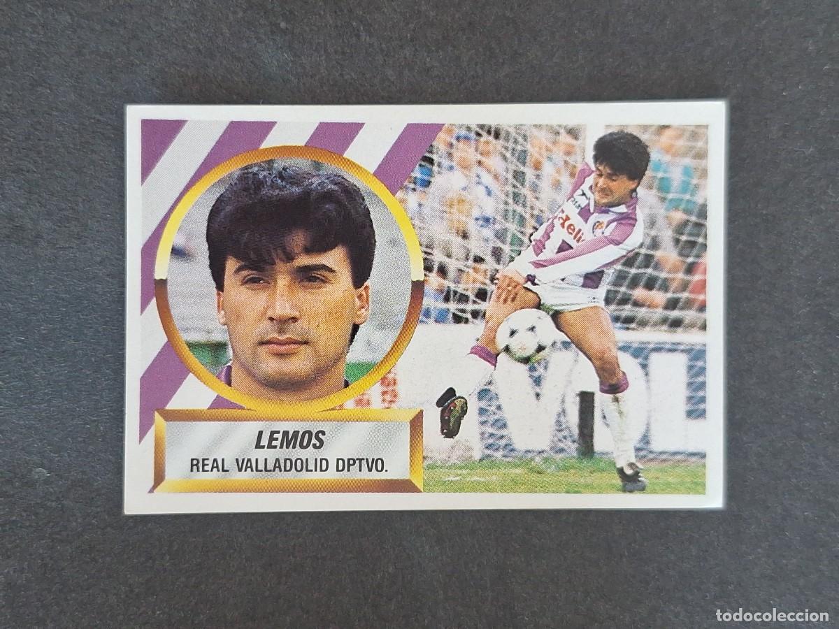 Cromos de f&uacute;tbol: L5 LEMOS REAL VALLADOLID LIGA ESTE 1988 1989 88 89 NUNCA PEGADO SIN PEGAR