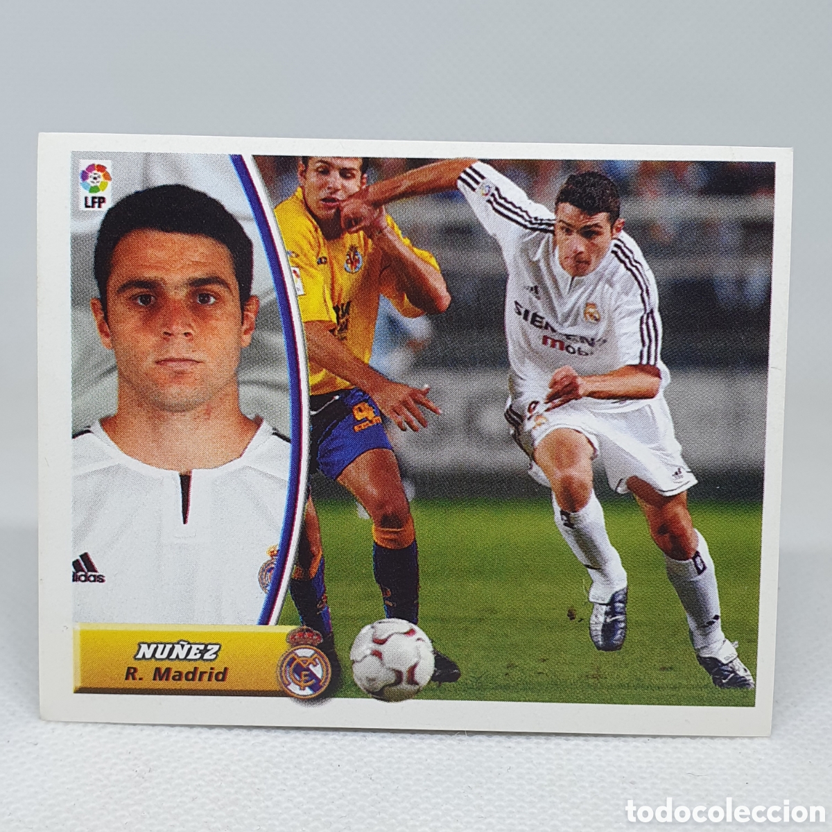 Figurine di Calcio: ⚽️ CROMO DE FUTBOL COLOCA NU&Ntilde;EZ REAL MADRID LIGA 2003-2004 ESTAMPAS EDICIONES ESTE LIGA 03-04