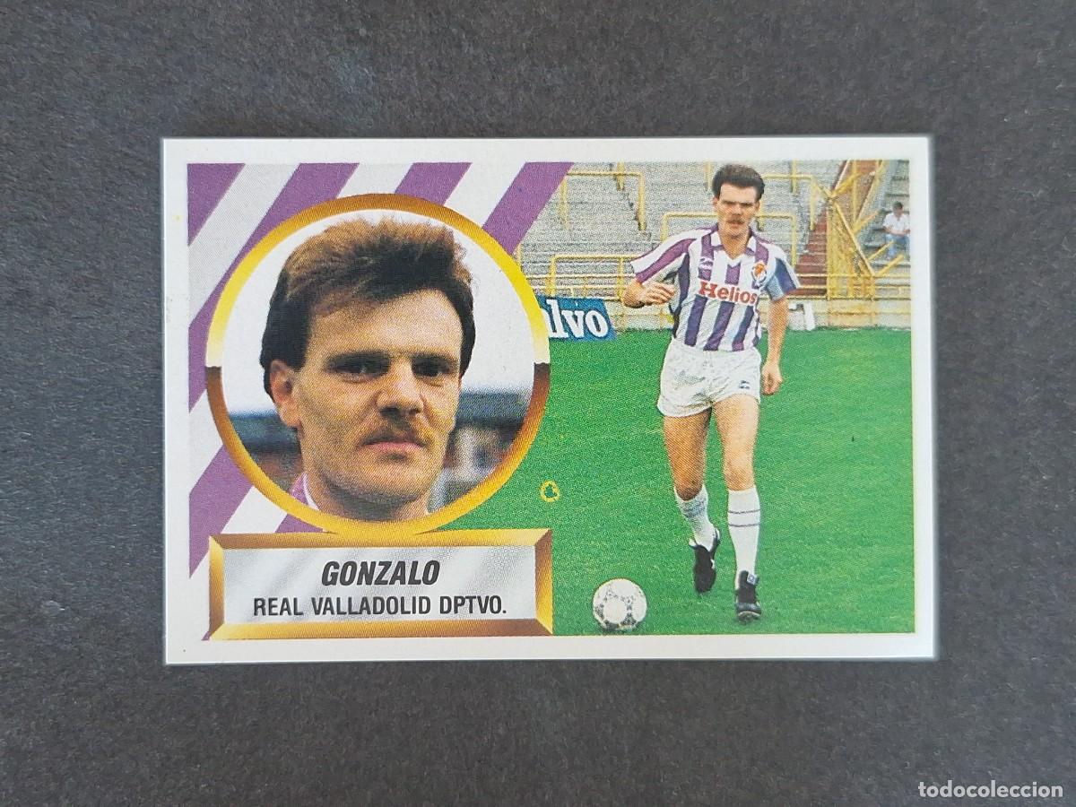 Fu&szlig;ball-Sticker: L5 GONZALO REAL VALLADOLID LIGA ESTE 1988 1989 88 89 NUNCA PEGADO SIN PEGAR