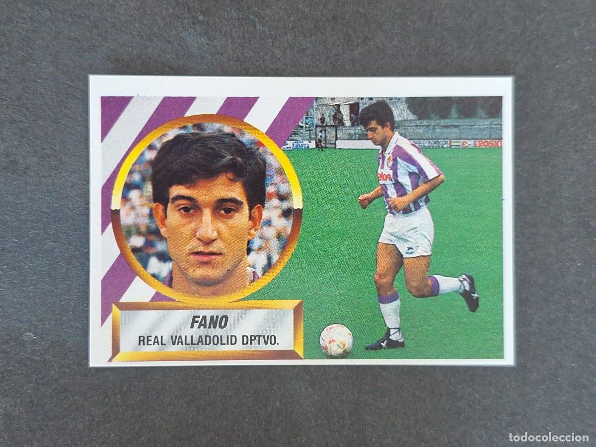 Figurine di Calcio: L5 FANO REAL VALLADOLID LIGA ESTE 1988 1989 88 89 NUNCA PEGADO SIN PEGAR