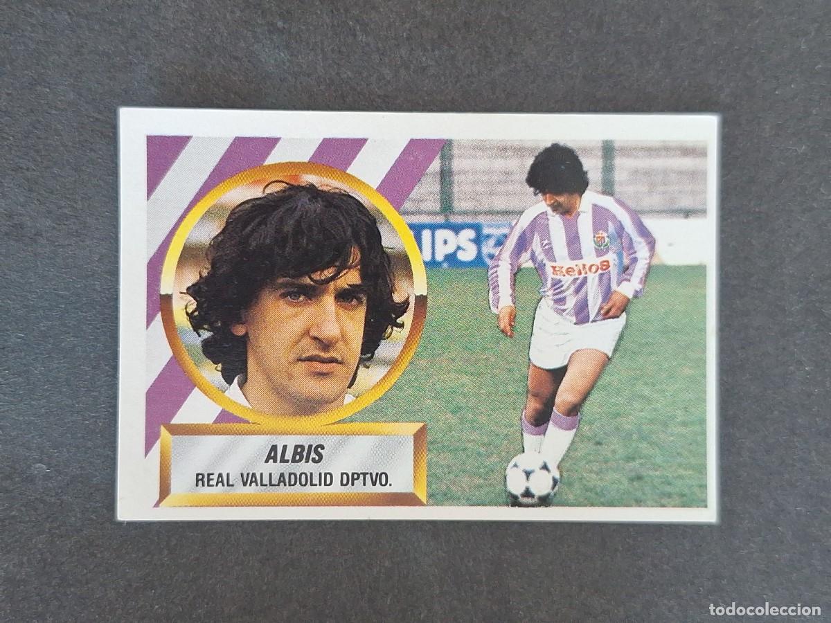Figurine di Calcio: L5 ALBIS REAL VALLADOLID LIGA ESTE 1988 1989 88 89 NUNCA PEGADO SIN PEGAR