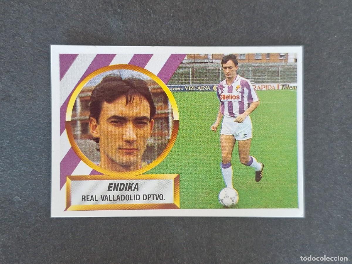 Cartes &agrave; collectionner de Football: L5 ENDIKA REAL VALLADOLID LIGA ESTE 1988 1989 88 89 NUNCA PEGADO SIN PEGAR