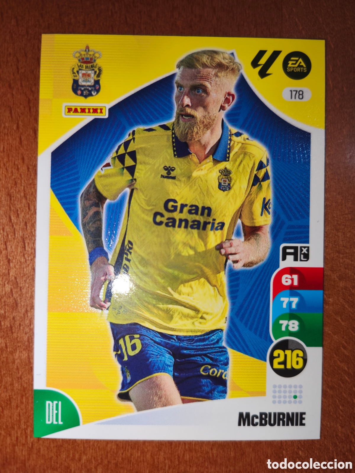 Cartes &agrave; collectionner de Football: McBurnie n&deg;178 Adrenalyn XL 24/25 Las Palmas