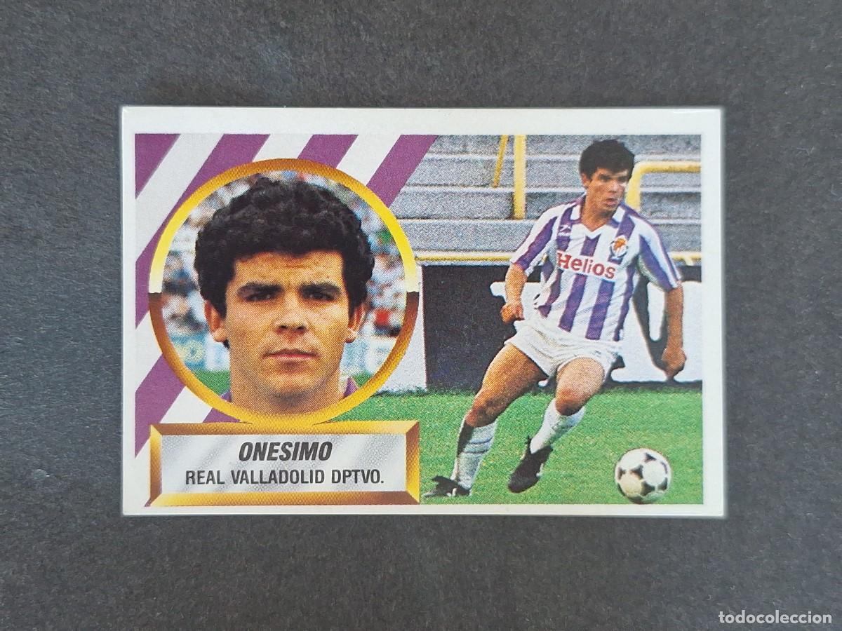 Cartes &agrave; collectionner de Football: L5 ONESIMO REAL VALLADOLID LIGA ESTE 1988 1989 88 89 NUNCA PEGADO SIN PEGAR