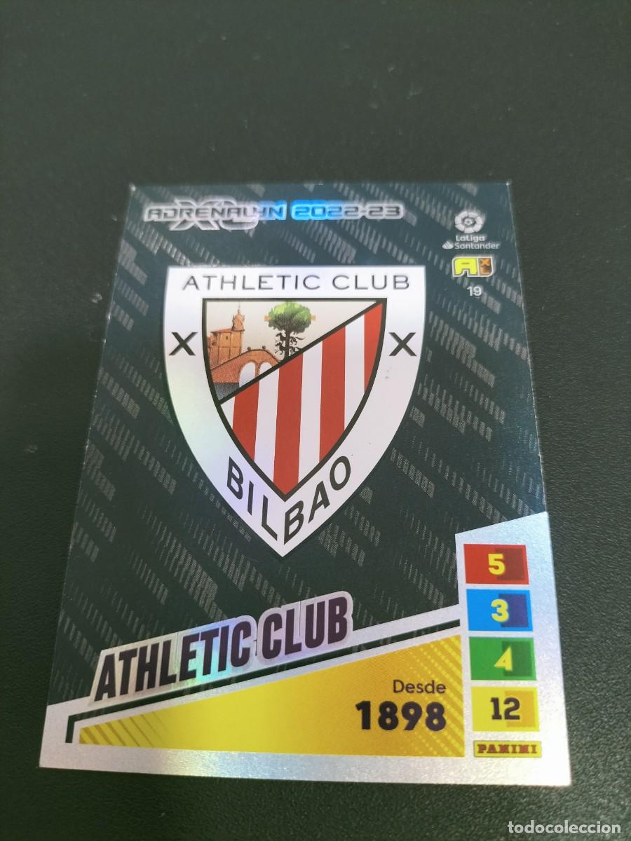 Cartes &agrave; collectionner de Football: 1 CROMO FICHA PANINI ADRENALYN 2022-2023 22-23 ATHLETIC BILBAO 19 ESCUDO