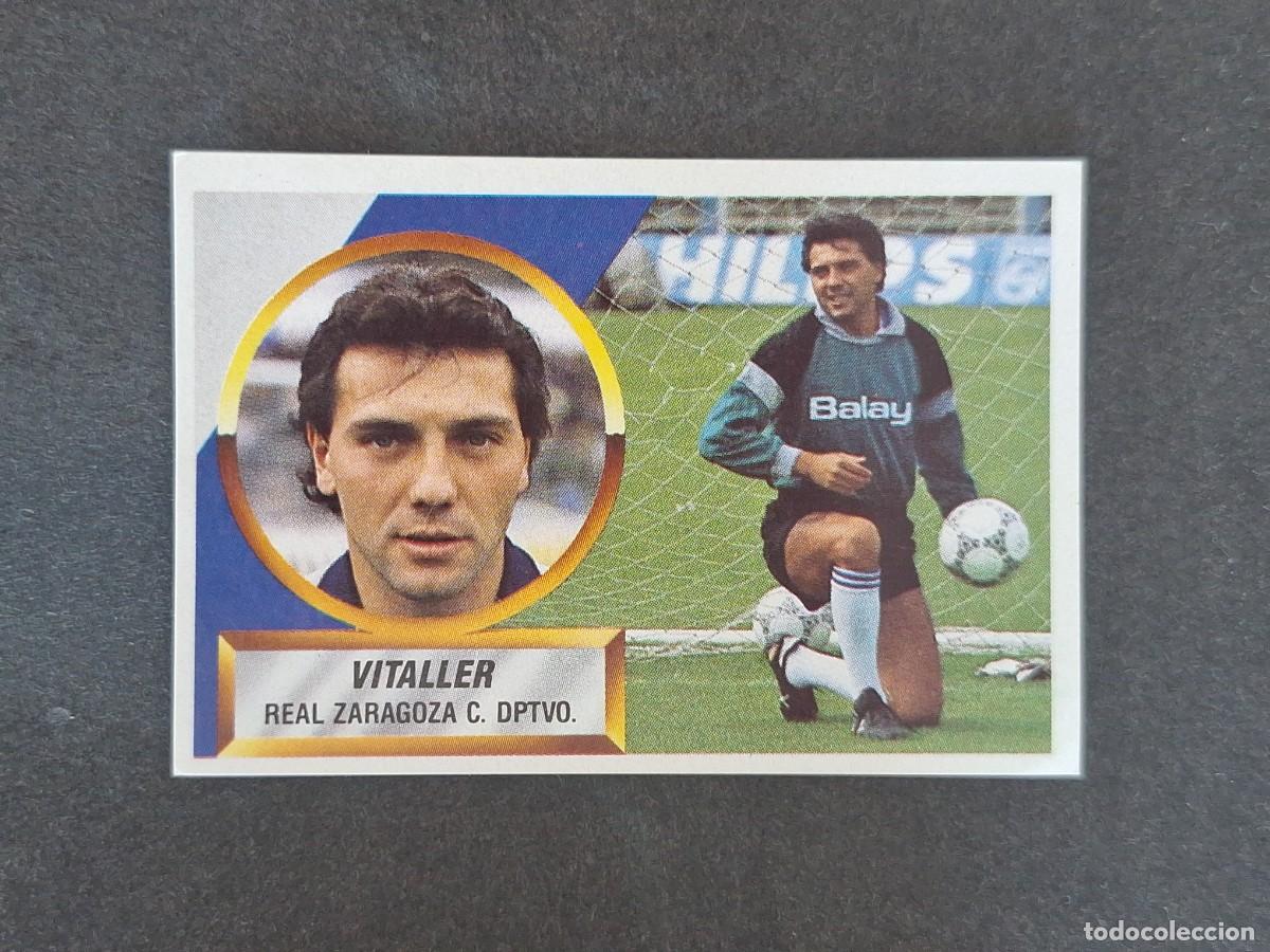 Cartes &agrave; collectionner de Football: L5 VITALLER REAL ZARAGOZA LIGA ESTE 1988 1989 88 89 NUNCA PEGADO SIN PEGAR