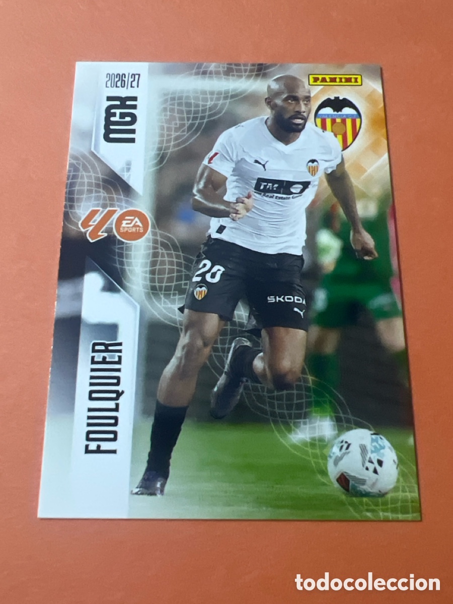 Cartes &agrave; collectionner de Football: C237. 346 FOULQUIER VALENCIA CROMOS MEGACRACKS MGK LIGA FUTBOL PANINI 2026 2027 26 27