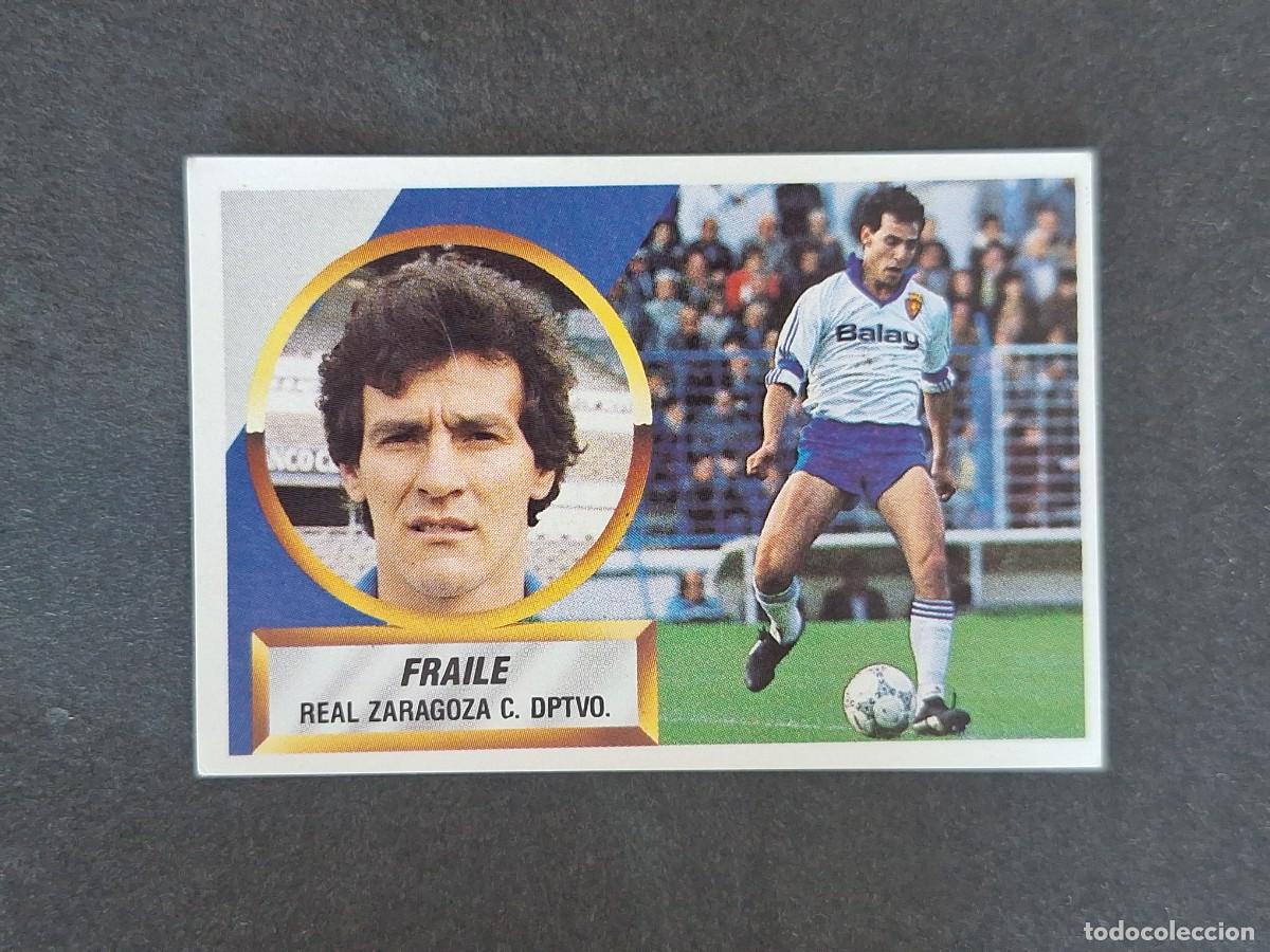 Cartes &agrave; collectionner de Football: L5 FRAILE REAL ZARAGOZA LIGA ESTE 1988 1989 88 89 NUNCA PEGADO SIN PEGAR