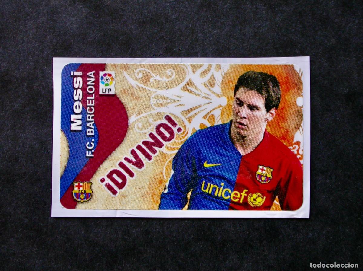 Cartes &agrave; collectionner de Football: MESSI / BARCELONA / CHICLE LIGA -DIVINO- / EDICIONES ESTE 2009 2010 09 10 / PANINI