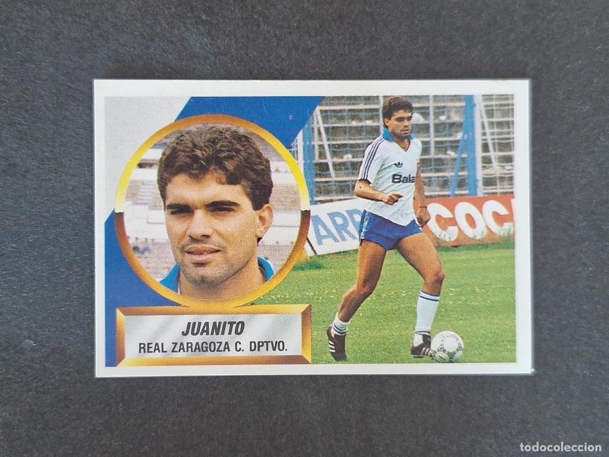 Cartes &agrave; collectionner de Football: L5 JUANITO REAL ZARAGOZA LIGA ESTE 1988 1989 88 89 NUNCA PEGADO SIN PEGAR