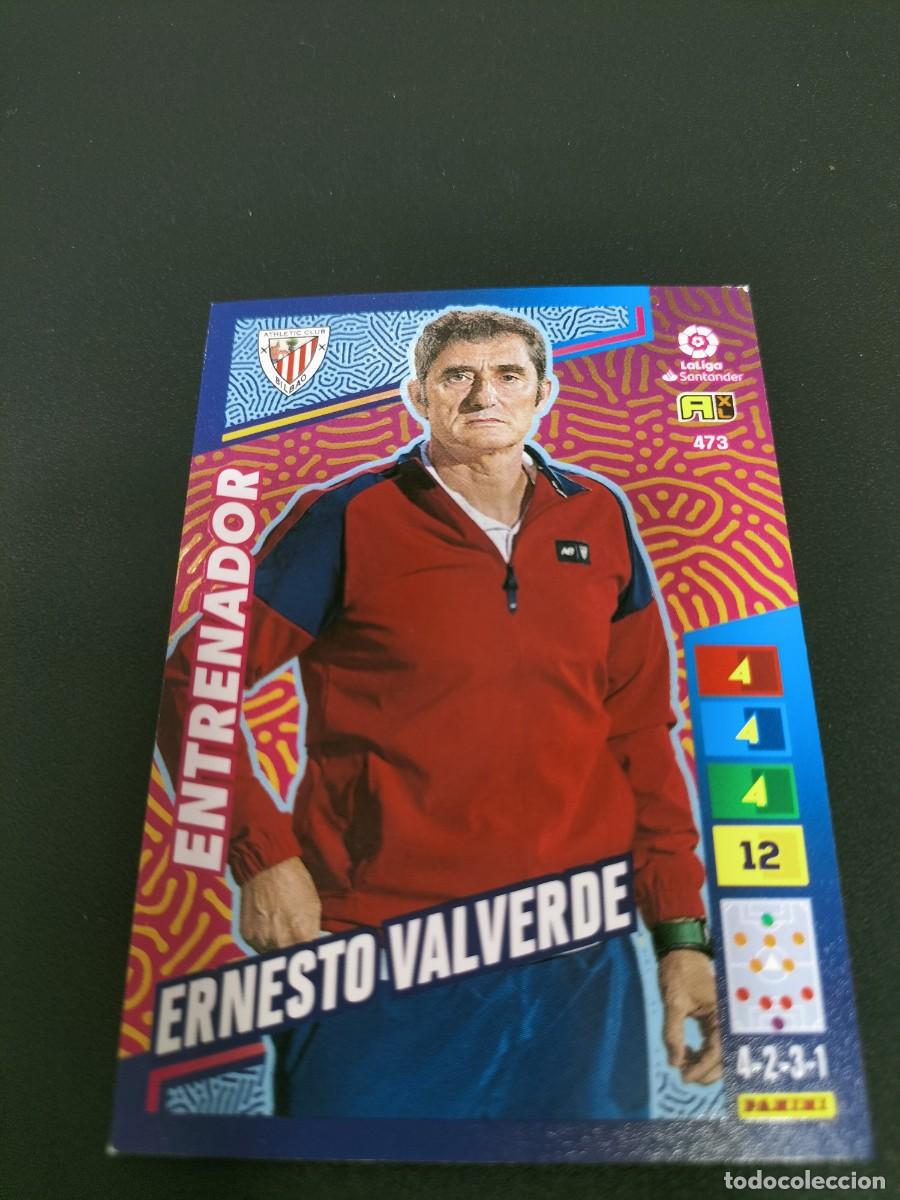 Cartes &agrave; collectionner de Football: 1 CROMO FICHA PANINI ADRENALYN 2022-2023 22-23 ATHLETIC BILBAO 473 ERNESTO VALVERDE ( ENTRENADOR