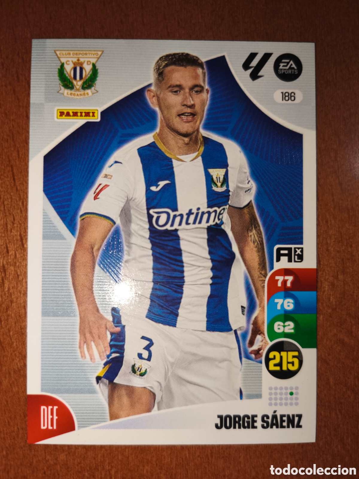 Figurine di Calcio: Jorge S&aacute;enz n&deg;186 Adrenalyn XL 24/25 Legan&eacute;s