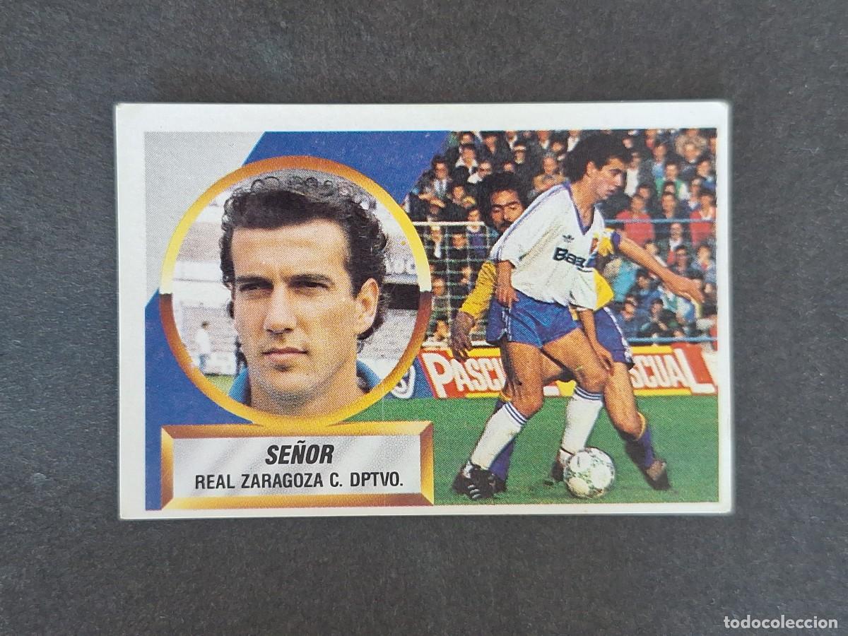 Football Stickers: L5 SE&Ntilde;OR REAL ZARAGOZA LIGA ESTE 1988 1989 88 89 NUNCA PEGADO SIN PEGAR