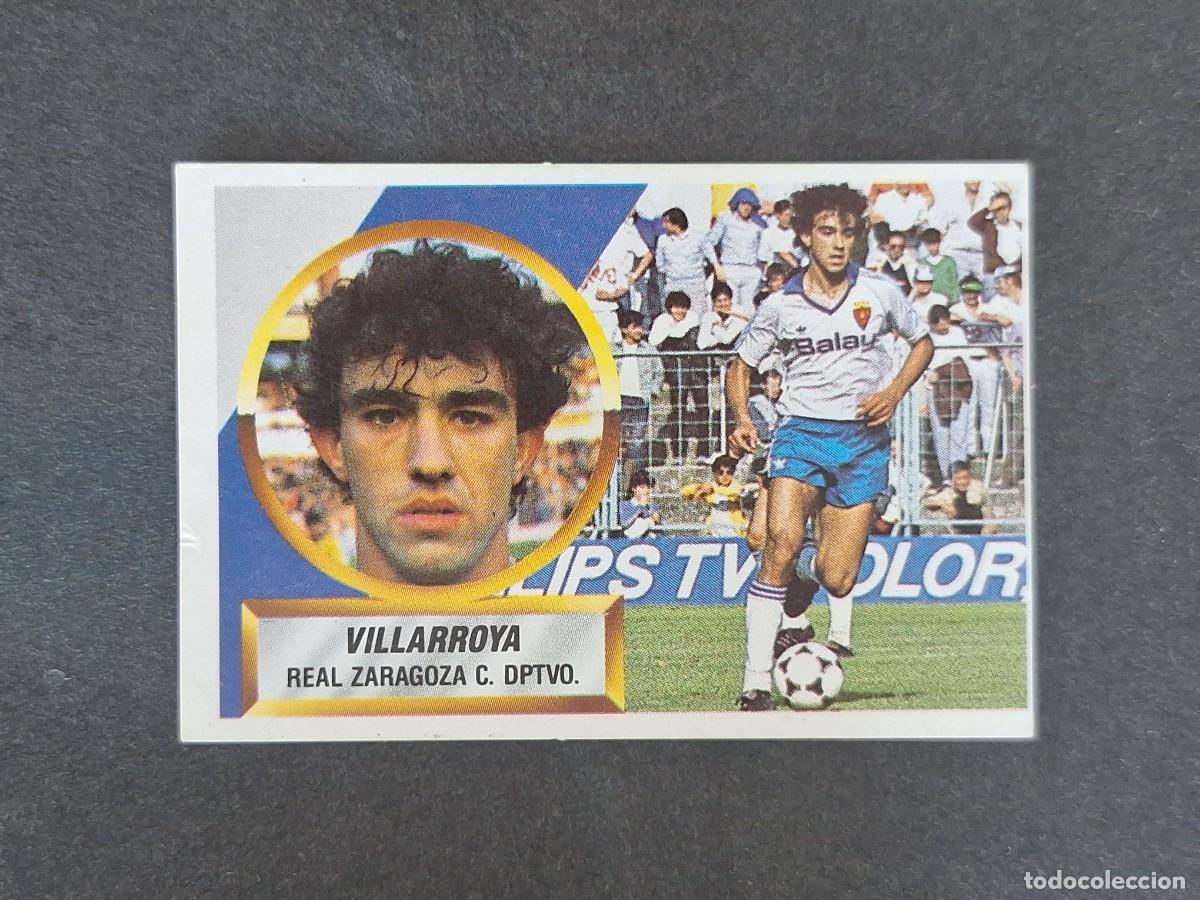 Football Stickers: L5 VILLARROYA REAL ZARAGOZA LIGA ESTE 1988 1989 88 89 NUNCA PEGADO SIN PEGAR