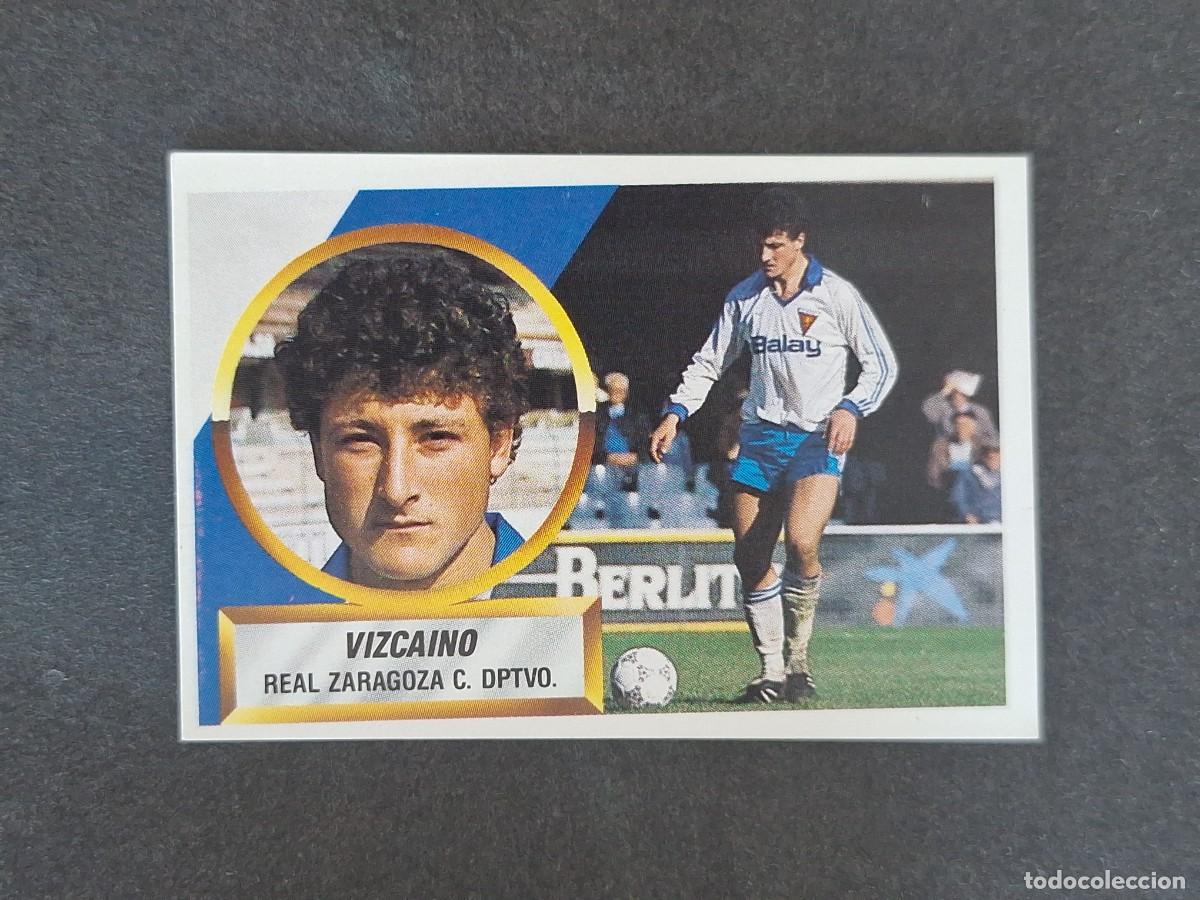 Football Stickers: L5 VIZCAINO REAL ZARAGOZA LIGA ESTE 1988 1989 88 89 NUNCA PEGADO SIN PEGAR