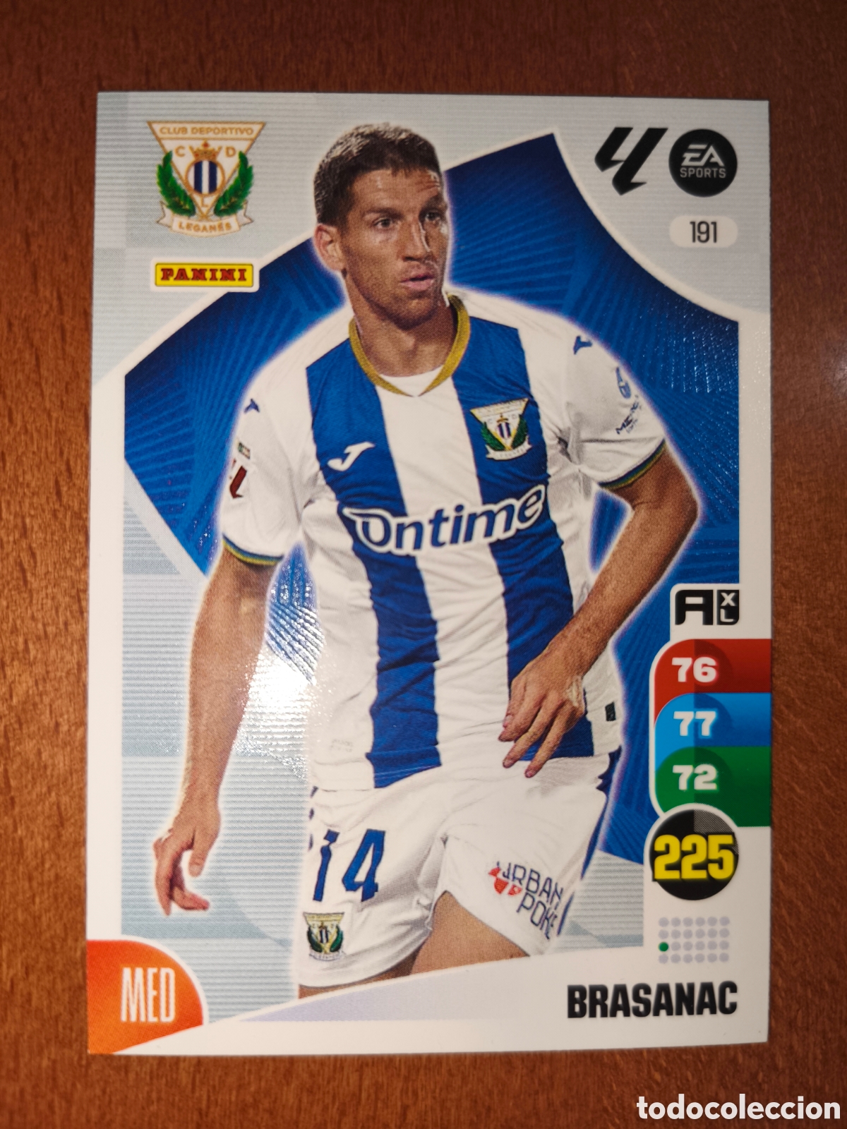 Football Stickers: Brasanac n&deg;191 Adrenalyn XL 24/25 Legan&eacute;s