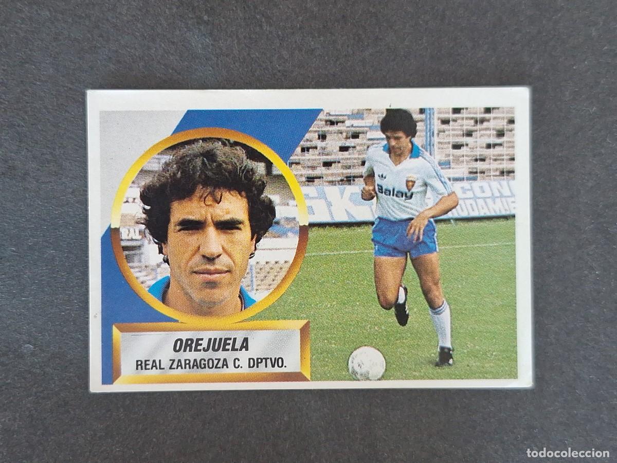 Football Stickers: L5 OREJUELA REAL ZARAGOZA LIGA ESTE 1988 1989 88 89 NUNCA PEGADO SIN PEGAR