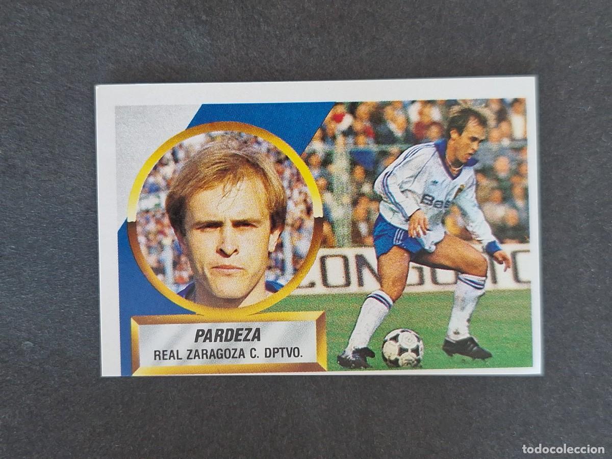 Football Stickers: L5 PARDEZA REAL ZARAGOZA LIGA ESTE 1988 1989 88 89 NUNCA PEGADO SIN PEGAR