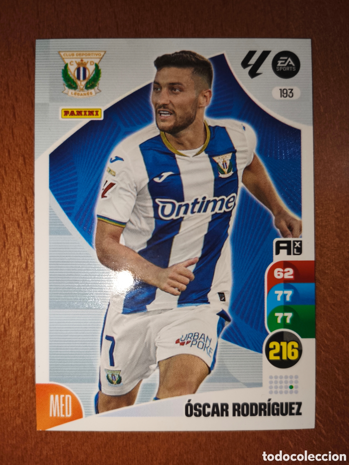Football Stickers: &Oacute;scar Rodr&iacute;guez n&deg;193 Adrenalyn XL 24/25 Legan&eacute;s