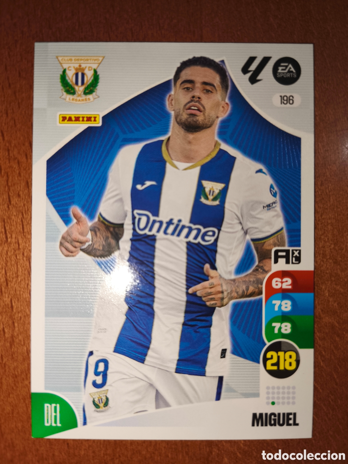 Cromos de Futebol: Miguel n&deg;196 Adrenalyn XL 24/25 Legan&eacute;s