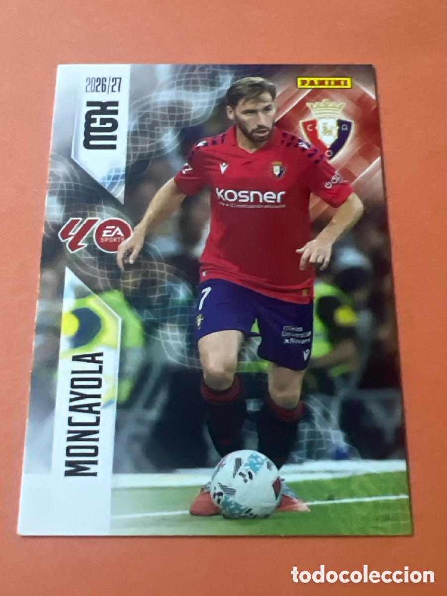 C254. 263 Moncayola Osasuna Cromos Megacracks Mgk Liga Futbol Panini 2026 2027 26 27