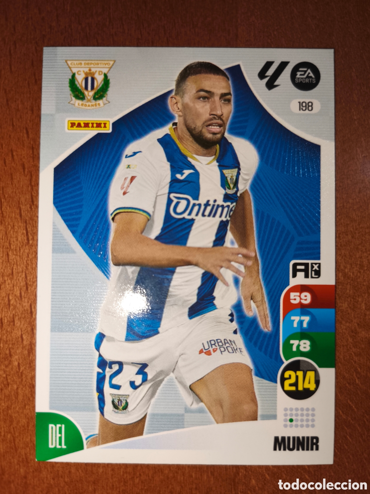Football Stickers: Munir n&deg;198 Adrenalyn XL 24/25 Legan&eacute;s