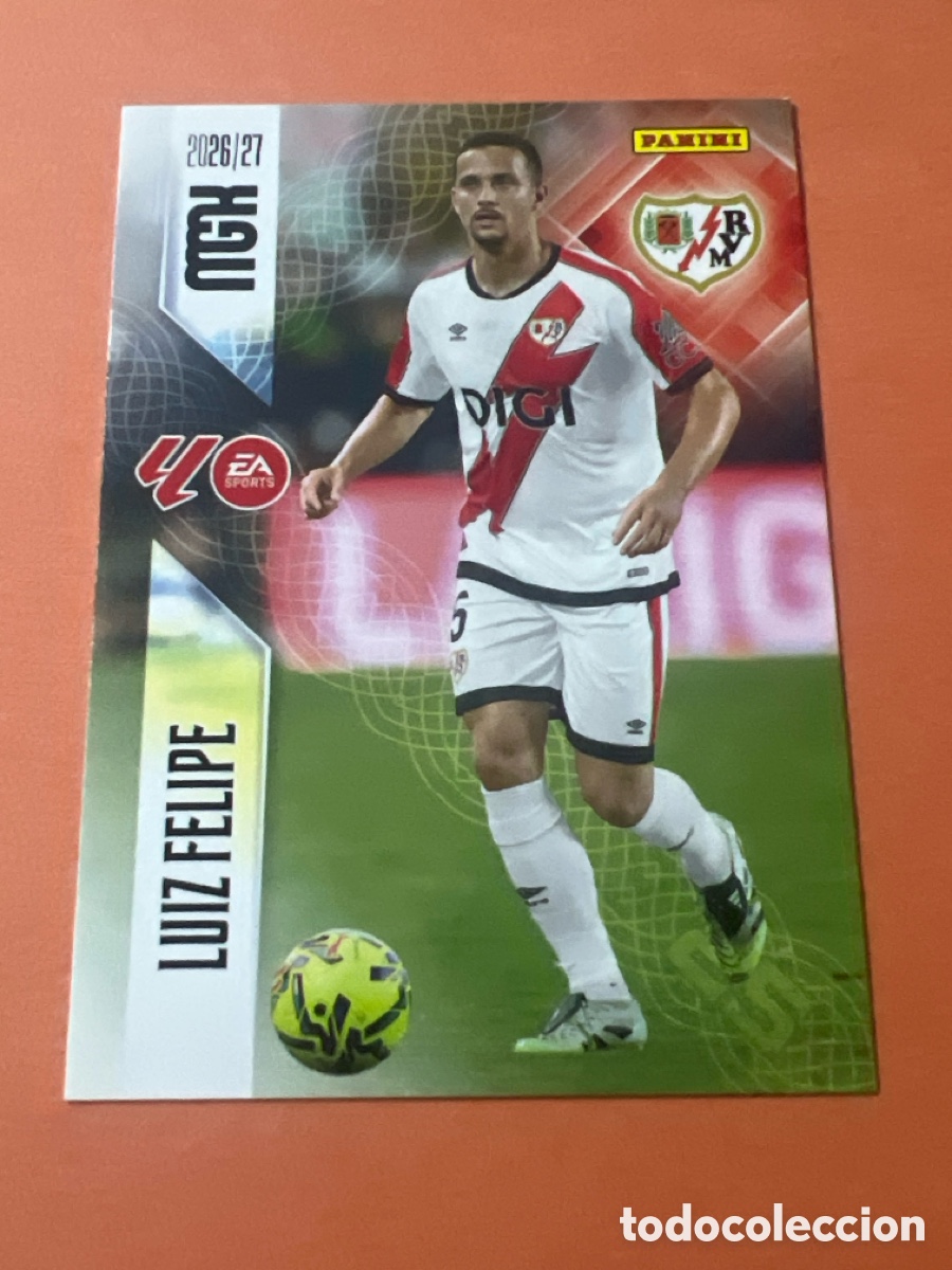 Football Stickers: C256. MGK 2026/27 MEGACRACKS PANINI. #296 LUIZ FELIPE. RAYO VALLECANO.