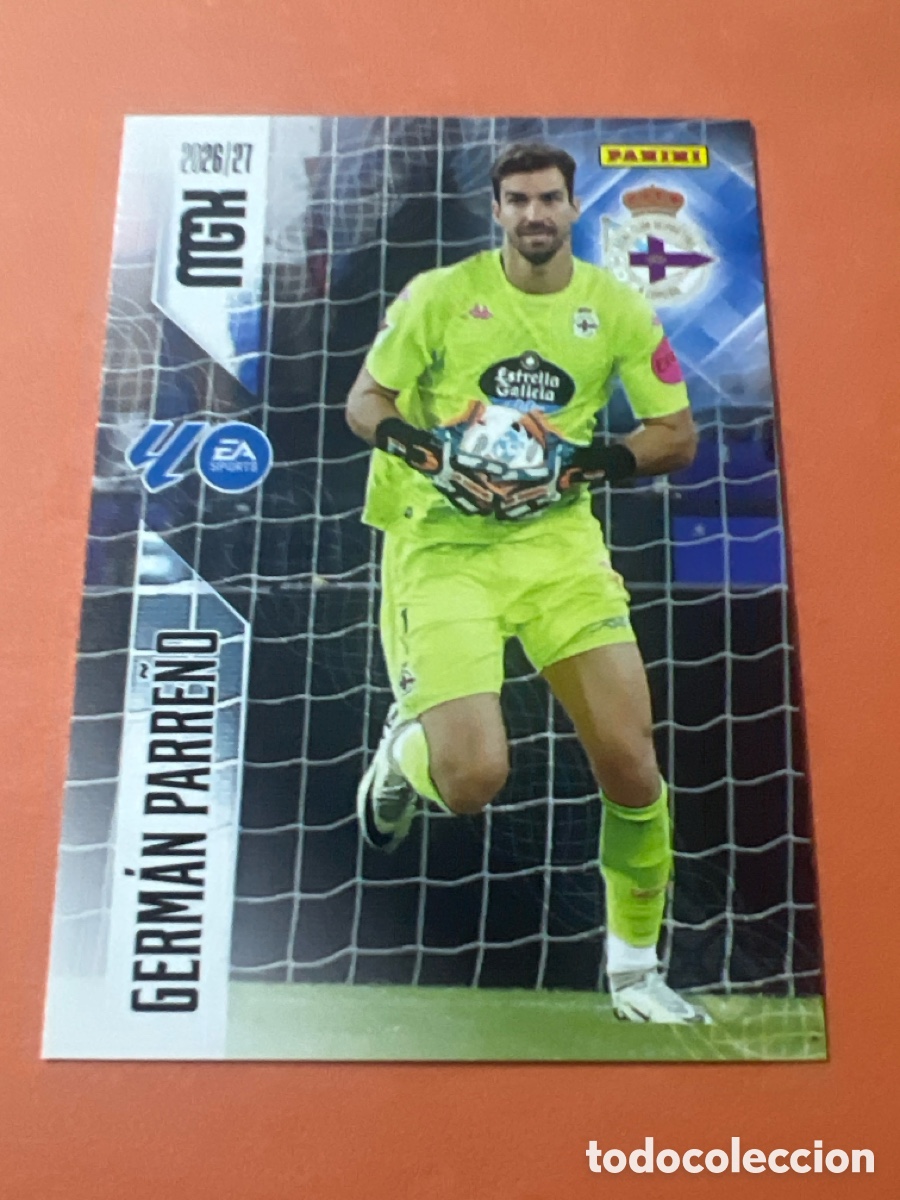 Football Stickers: 129 GERMAN PARRE&Ntilde;O DEPORTIVO DE LA CORU&Ntilde;A CROMOS MEGACRACKS MGK LIGA FUTBOL PANINI 2026 2027 26 27